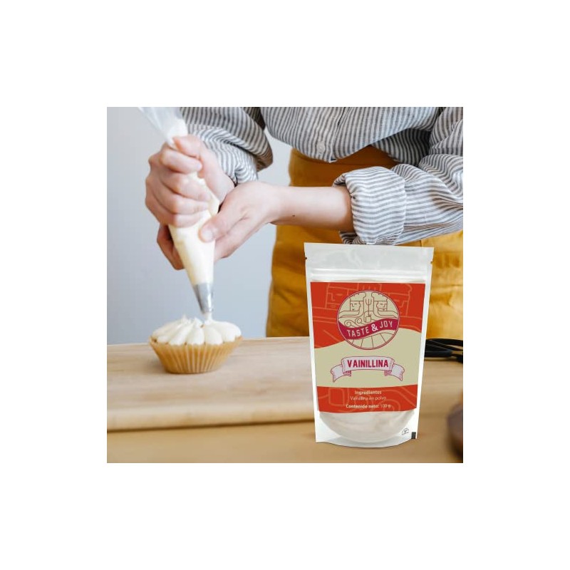 Vainillina 100g - [Grado Alimenticio]