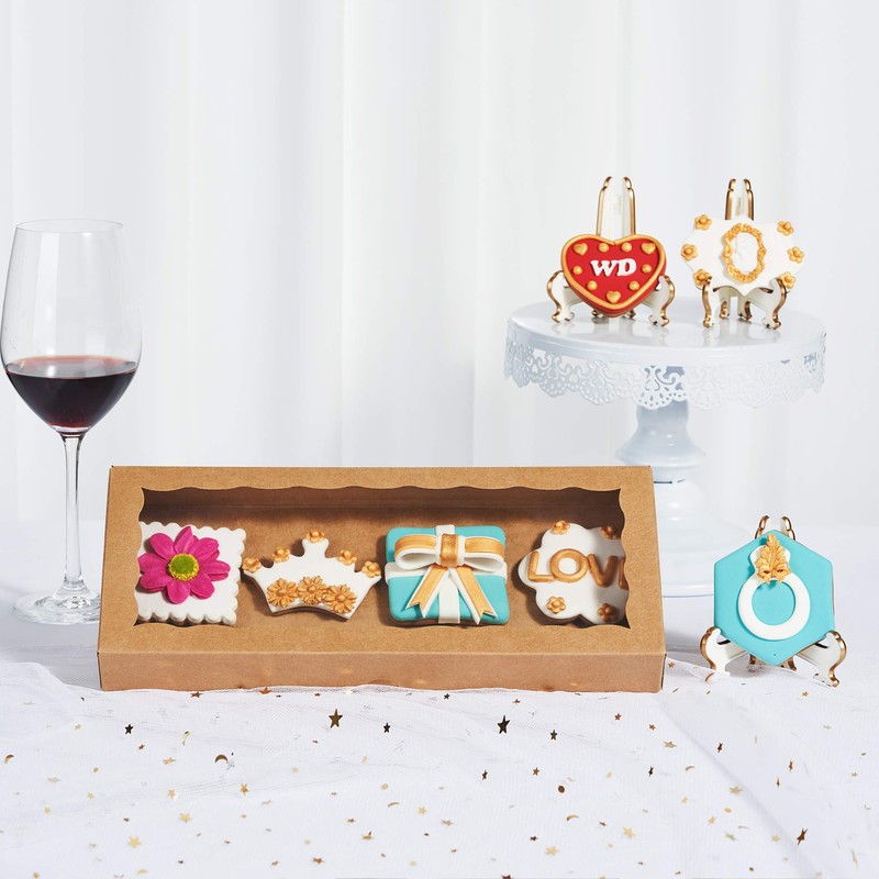 JCXPACK 4PCS 12 x 5 x 1.5 inches Premium Kraft