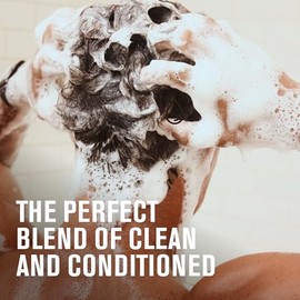 Every Man Jack Champú diario 2 en 1 + acondicionador - Ámbar + sándalo | Nutritivo para todo tipo de cabello, derivado de forma natural, libre de crue