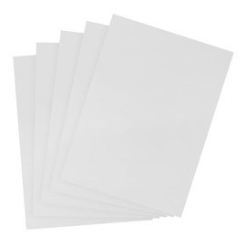 PATIKIL 11"x8.5" Metallic Mirror Board Sheets, 10 Pack Silver Cardstock Foil Board Reflective Sheet 250gsm for Scrapbook Poster DIY Craft Invitation Card