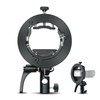 Godox S2 Speedlite Bracket, S-Type Flash Bracket Update Version with