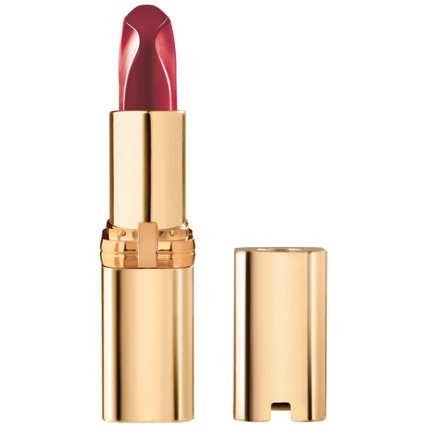 L'Oreal Paris Colour Riche reds of worth creamy, saturated satin red lipsticks that make a statement, Ambitious Red, 0.13 oz