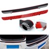 GZRUICA Rear Bumper Protector Guard Trunk Rubber Protection Strip Rubber