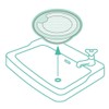 For Washbasin Drain Washbasin Punching, Garbage Strainer 18-8 Stainless Steel,