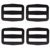 Shapenty Plastic Tri-glide Slides Button Fasteners Adjustable Webbing Triglides Slider