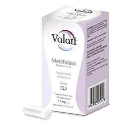Valait metilfolato 7.5 mg suplemento alimenticio con 30 cpsulas