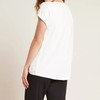 Boody Downtime Lounge Top, White / L