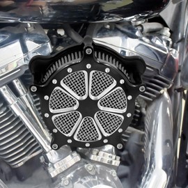 HDBUBALUS Motorcyle Air Cleaner Air Filter Intake Kit Fit For Harley M8 Softail 2018-2025 Touring 2017-2023 Trike 2017-2025