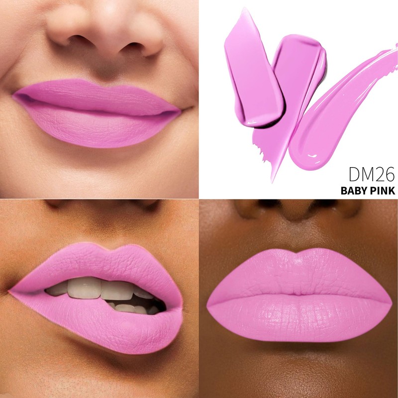 Depuplum Pink Lipstick Matte for Women Superstay Long Lasting Lipstick