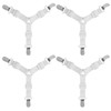 Aifrymne Adjustable Bed Sheet Fasteners Set, 4PCS Heavy Duty Elastic