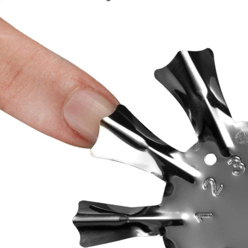 SILPECWEE 3 Pack Easy French Smile Line Acrylic Gel Cutter