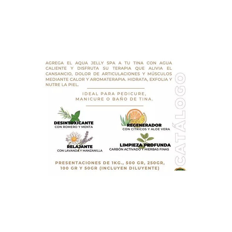 AV Beauty Aqua Jelly Spa Para Pedicure O Manicure Gel