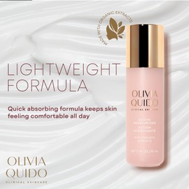 OLIVIA QUIDO Clinical Skincare Active Moisturizer 1.7oz, Facial Skin Care Product for Women and Men, Personal Care Product and Facial Moisturizer for Oily Skin, Dry Skin, and All Other Skin Types