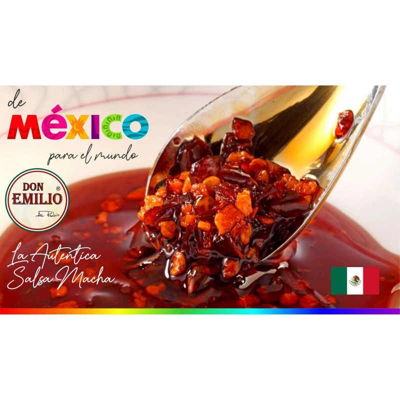 Don Emilio Hot Chili Crisp Sauce, Gourmet Chili Oil Red