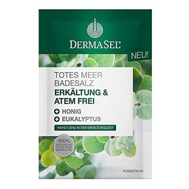 DermaSel Dead Sea Bath Salts Colds and Respiratory Free 80 g Bad
