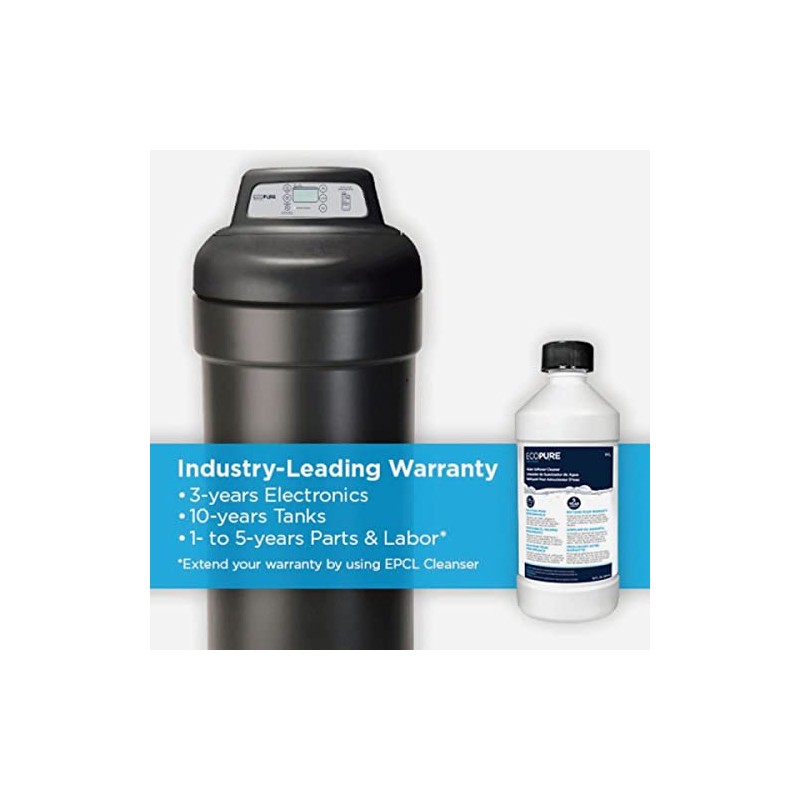 EcoPure Water Solved Water Softener Cleaner Liquid 16 oz.