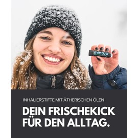 MintUp Inhaler Pen Boost - Aroma Stick with Essential Oils - Peppermint, Eucalyptus and Pine - Smelling Pen for On the Go for Sports, Work and Travel