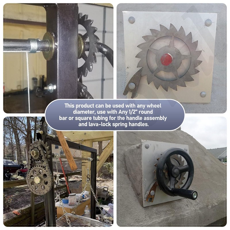 2 Sets of Ratchet & Pawl Gears Compatible with Lav-Alock