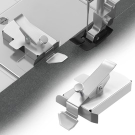 POANES Magnetic Seam Guide for Sewing Machine, Metal Seam Guide, Magnetic Sewing Guide with Clip, Hemmer Guide, Sewing Supplies & Tools with Thin and Thick Fabrics, Sewing Supplies Parts