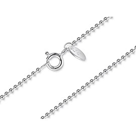 Ball Chain – 1.5 mm, Sterling Silver Necklace – Length 40-100 cm