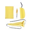 4Pcs Sax Mouthpiece Brush Kit Lightweight Portable Reliable Wiping Cloth
