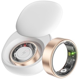 Smart Ring Fitness Ring Tracker Smart Rings for Men Women Pedometer Activity Tracker 5ATM Waterproof Sleep Tracker Smart Ring Heart Rate Monitor Fitness Tracker Smart Ring Android iOS