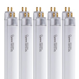 F54T5/841/HO Fluorescent Light Bulb, 46 Inch, T5 54 Watt Replacement Tube, 4100K Cool White, 4200 Lumens, High Output, G5 Bi-Pin Base, 4FT T5 Grow Light Bulbs - 10 Pack