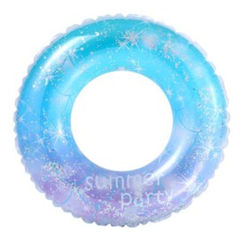HappyHome Float Ring for Children, Adults, Glitter, Kids, Float, Cute, Glitter, Blue, Boys, Girls, Kids Float (#60)