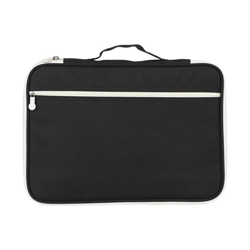 A4 Document Bag File Folder Portfolio Organizer Computer Notebook Zippered