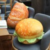 Simulation Bread Burger Shape Pillow Cute Food Plush Pillow Soft