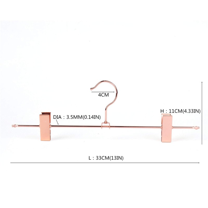 Cocomaya EU Metal Clothes Hangers High Performance, 33 cm