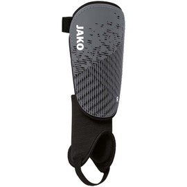 JAKO Unisex Performance Classic Shin Pads, Stone Grey, XXS