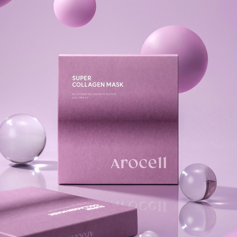 AROCELL Super Collagen Mask Sheet 3ea Set (+1ea) - [SET]
