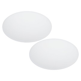 PATIKIL 12.5" Diameter Lampshade Diffuser, 2 Pcs 2.7mm Thick Round Diffuser Sheet for Drum Lampshades, Pendants Light, DIY Light Shield, Translucent White