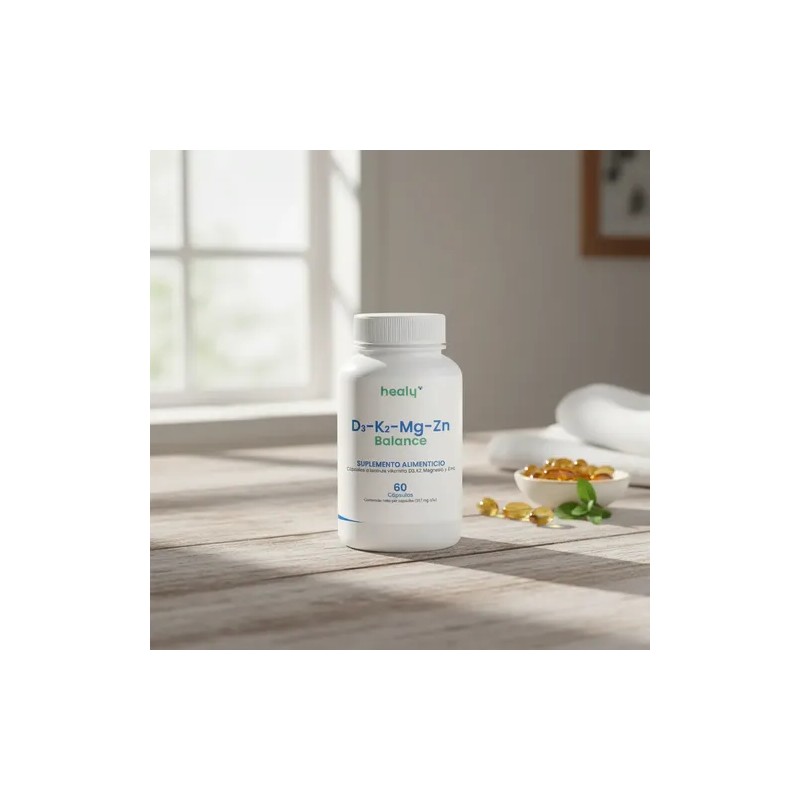 Vitamina Magnesio Zinc Healy Cápsulas Salud Ósea