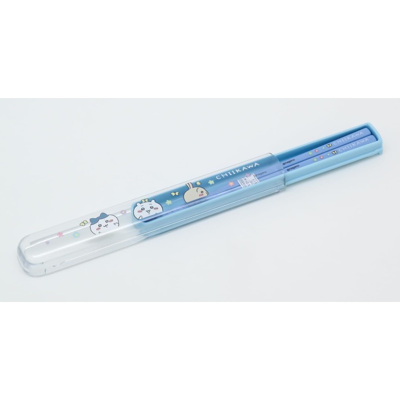 OSK Bento Chopsticks Cutlery Chiikawa Pull Lid Chopsticks Case Set,
