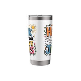 Inspirational Faith-Based Goose Honk if You Love Jesus Stainless Steel Insulated Tumbler