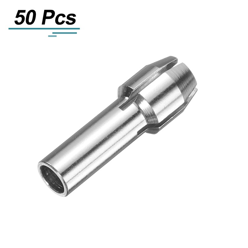sourcing map 50pcs 3.2mm Drill Chucks Collet Bit 18mm Length