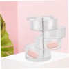 WHAMVOX 2pcs Rotating Makeup Organizer Storage Box Beauty Organiser Skincare