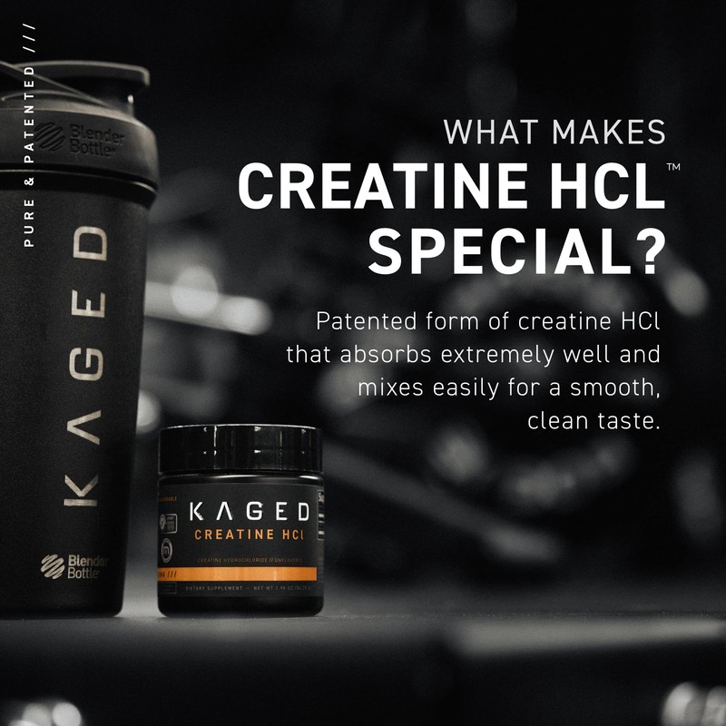 Kaged Creatine HCL Powder 75 Servings Lemon Lime