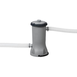 Bestway Flowclear 530 Gallons Per Hour 120 Volt Above Ground Swimming Pool Water Filter Pump Cartridge with Automatic Shut Off Timer