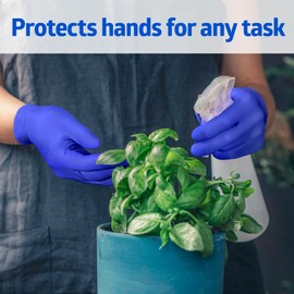 FITGUARD Medline FitGuard Touch Nitrile Exam Gloves, 100 Count, X-Large, Powder Free, Disposable, Not Made with Natural Rubber Latex, Excellent Sense of Touch for Medical Tasks, Durable for Household Chores