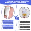 Snblzhef Comfortable Catheter Leg Bag Sleeves: Secure Fabric Urine Bags