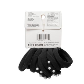 PONYTAILER W/PEARLS HOSRY 12PK