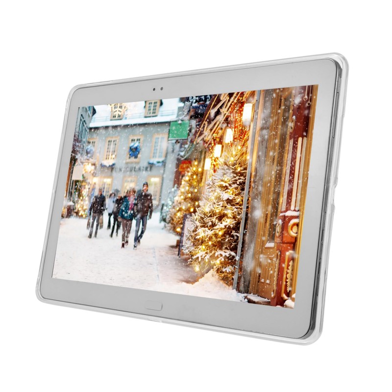 KONTONTY Transparent TPU Tablet Protective Case for Soft Flexible Cover