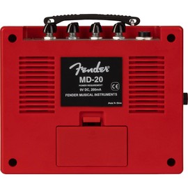 Fender Mini Deluxe Amp, Suitable for Electric Guitar & Bass - Red