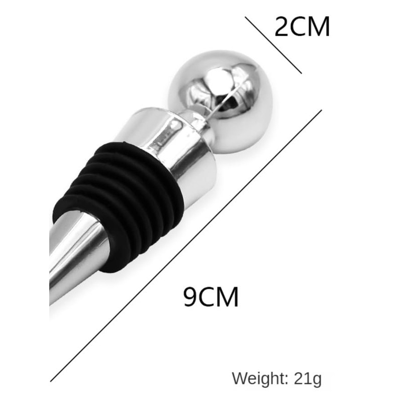GOOD STUFF Stainless Steel Wine Stopper - Length 9 cm