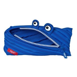 ZIPIT Monster Pouch, Cute Pencil Case for Kids - Color: Royal Blue