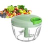 Vegetable Chopper Manual Food Chopper with Container, Hand Pull String