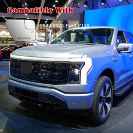 Passenger Side Mirror Replacement for Ford F150 2022 2023, Right Exterior Side Rearview Mirrors Glass, with Backing Plate, Power Heated